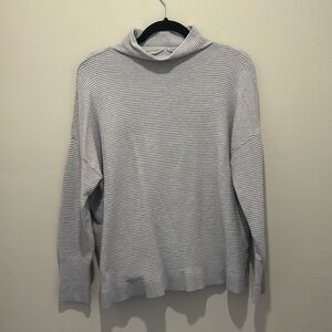 Gray Turtle Neck Long Sleeve